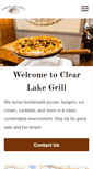 Mobile Screenshot of clearlakegrill.com
